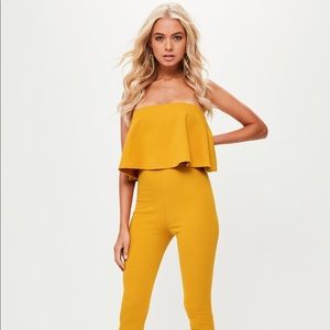 Yellow Bandeau Unitard Jumpsuit - NWT